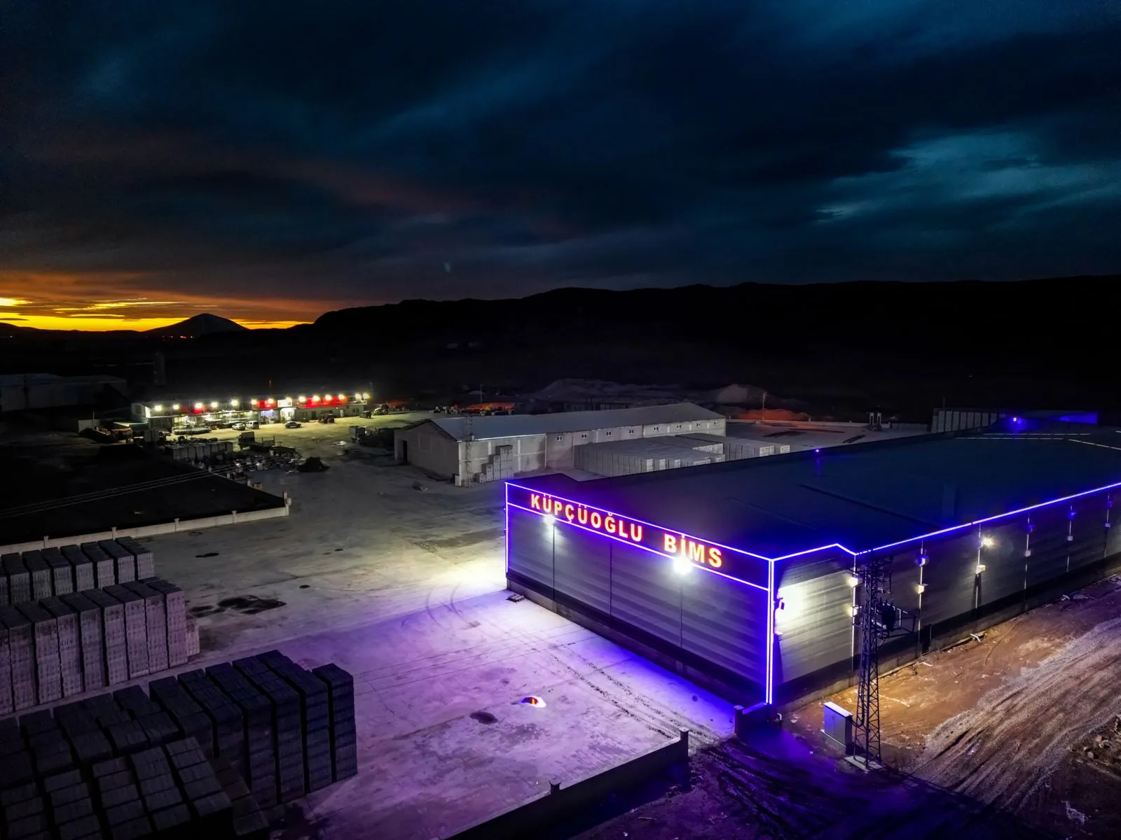 Bims Üretim Tesisi Havadan